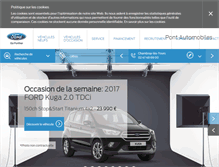 Tablet Screenshot of pontautomobiles.com